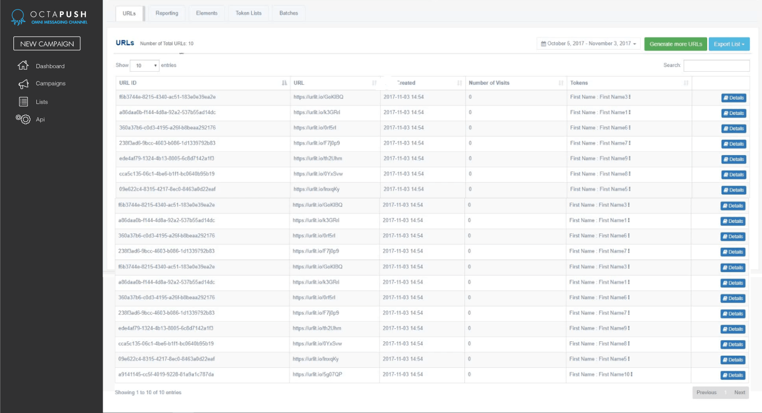 Channel selection for sending Landing Pages