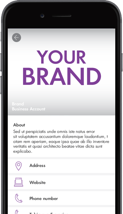 Preview of the official Viber Business Profile of an enterprise