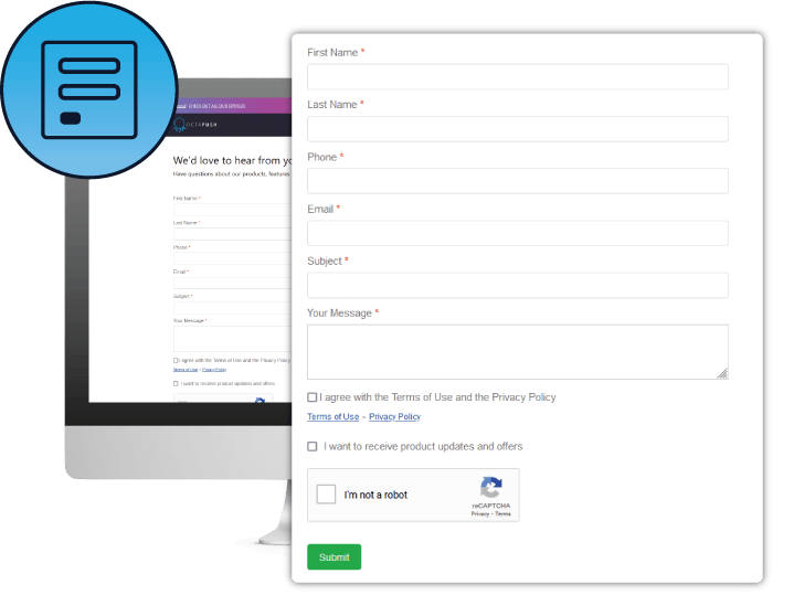 ONLINE CONTACT FORMS