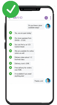 Up to 10 consecutive messages can be sent without receiving a reply from the user.